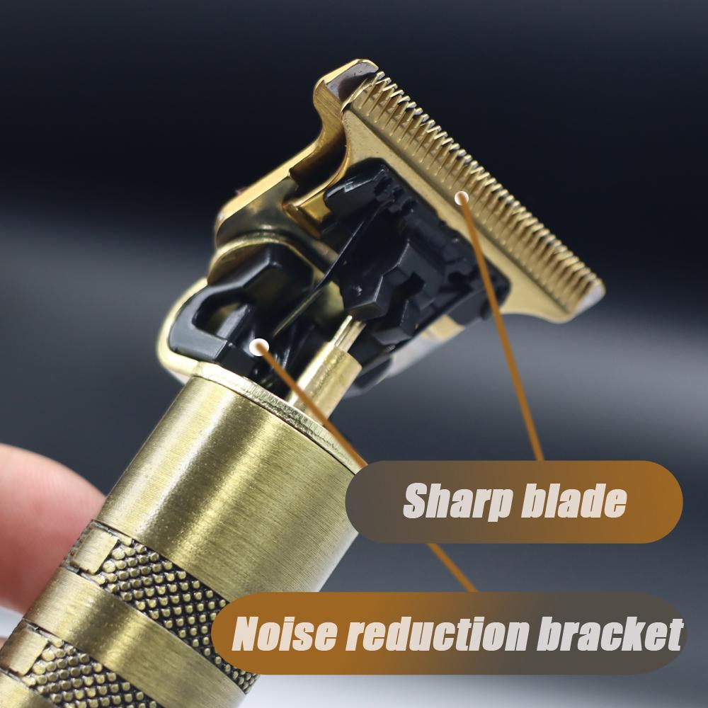 Rechargeable Vintage T9 Cordless Hair Cutting Machine Electric Shaver For Man Hair Clipper Barber Trimmer Beard Razors