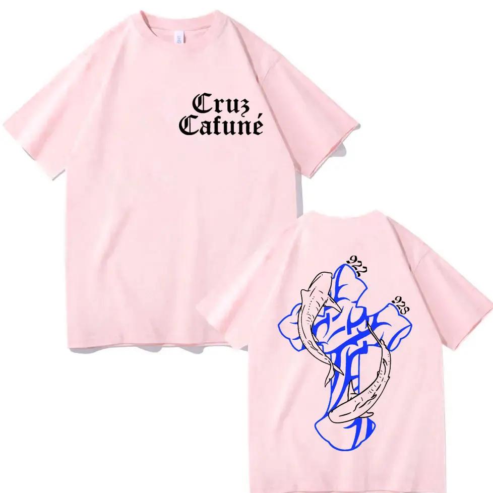 Rapper Cruz Cafun Print T Shirt Unisex Women Harajuku Hip Hop Oversized Tshirt Summer Fashion Casual Tshirts