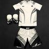 Новый Хит UFC 323 Белый Набор Чемпиона Бойцовской Ночи MMA Восьмиугольная Клетка Мужской Женский Большой Дышащий Боксерский Дзюдоистский Набор