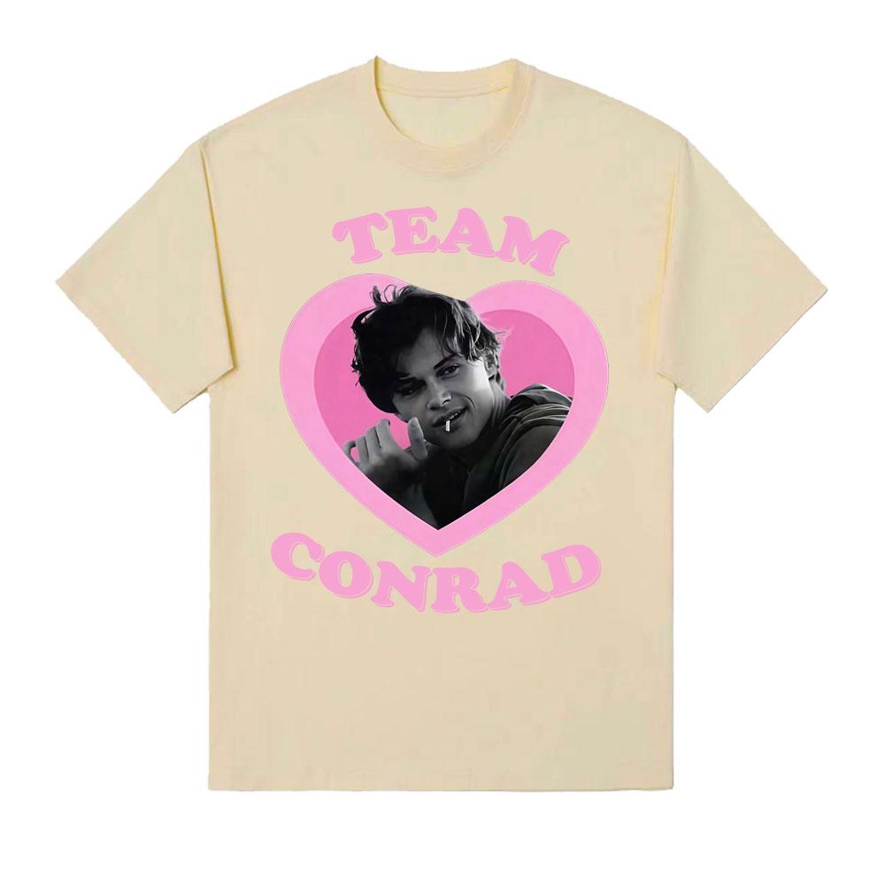 Team Conrad Cousins Beach Movie Y2k T Shirts Unisex Harajuku High Street Trend Tshirt Unisex Summer Tops Comfort Oversized T Shirt