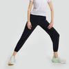 SAUCONY Логотип Эластичный пояс Зауженные Быстросохнущие Трикотажные Спортивные Брюки Женские брюки Черный SC1239070-1