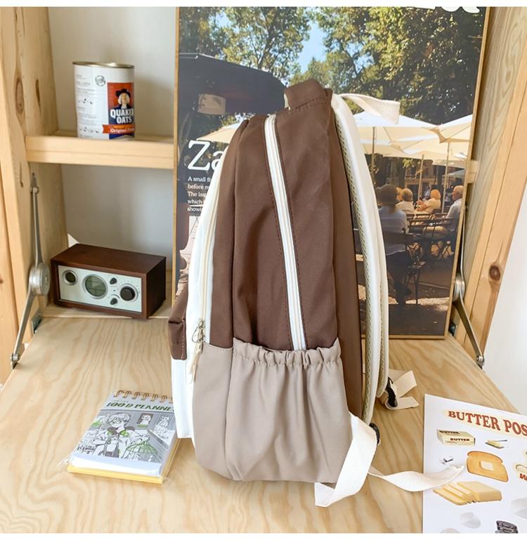 Школьная сумка большой вместимости, женский младшеклассник, старшеклассник, цветной контрастный рюкзак, дорожный рюкзак