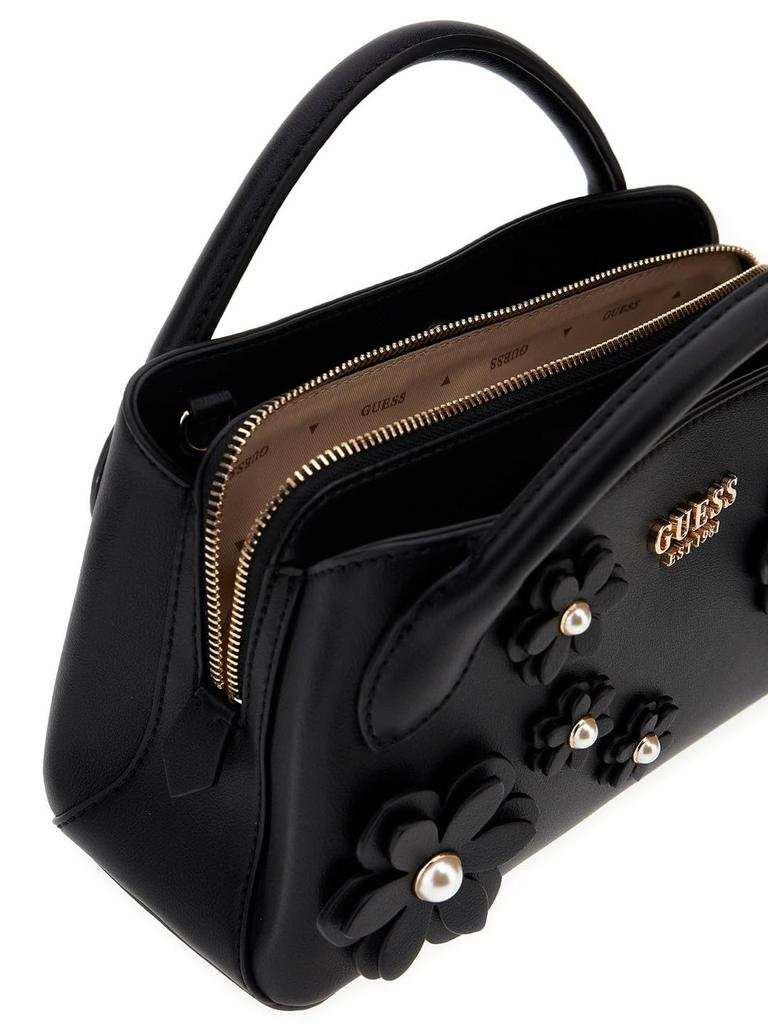 Handbag ZARIA SMALL GIRLFRIEND SATCHEL BLA [GUESS] Women's