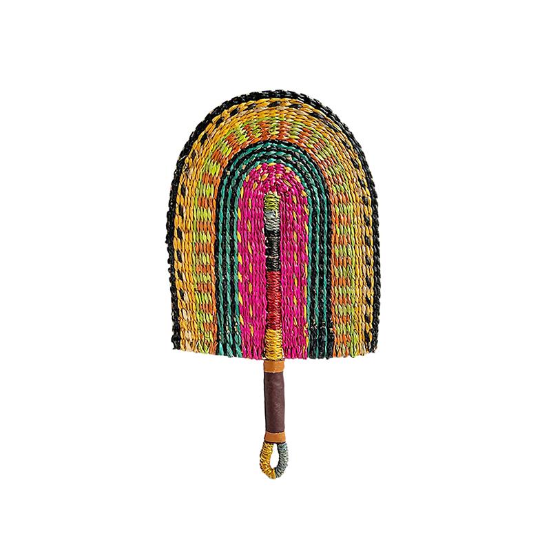 Плетеный соломенный веер, летний охлаждающий веер из травы, веер ручной работы, скандинавские подвесные украшения для спальни, свадебной вечеринки, домашнего декора