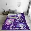 2025 Movie K-Pop Demon Hunters Cat Flannel Blankets Travel Living Room Bedroom Sofa Bithday Gifts For Kids Soft Throw Blanket