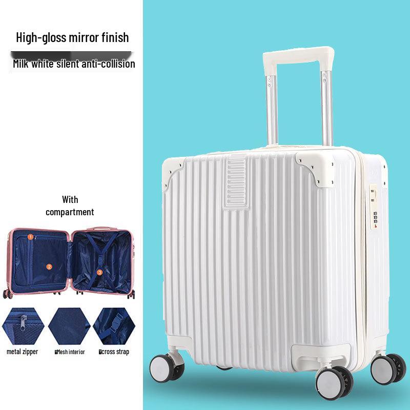 Легкий мини-чемодан на колесиках с кодовым замком, 18-20 дюймов - Идеально подходит для студентов и детей.