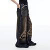 BJHG regardless of consequences retro washed distressed jeans men's spring American straight leg wide leg casual pants women