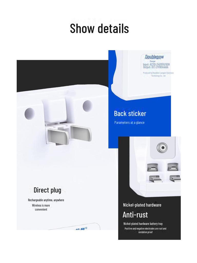 Набор перезаряжаемых батареек 9В и зарядного устройства для беспроводных микрофонов