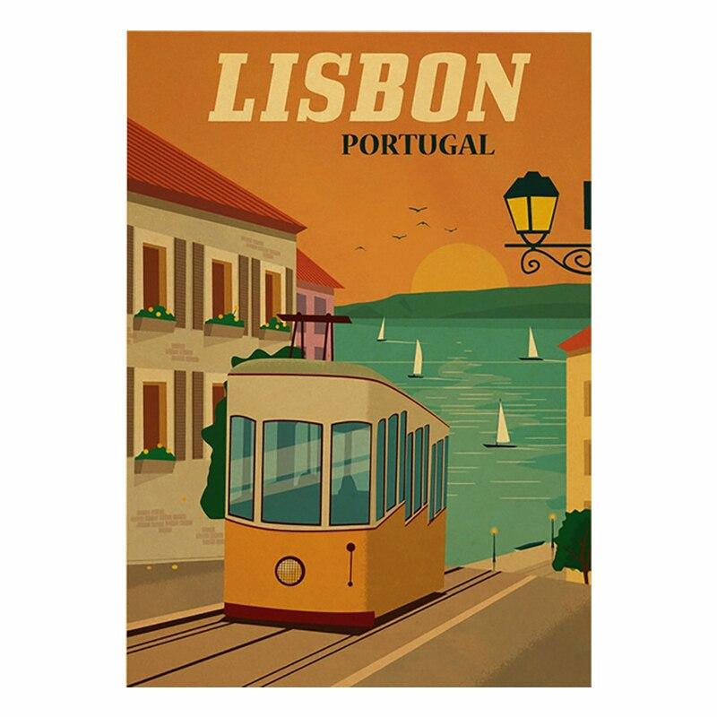 Винтажные металлические таблички с городами и пейзажами для путешествий Италия Япония Таиланд Таити Ретро-постеры для декора дома, бара, паба, клуба