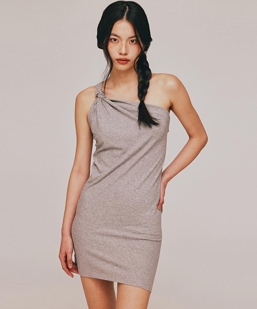 TOPGIRL Платье-мини на одно плечо с завязками_T516Ds500