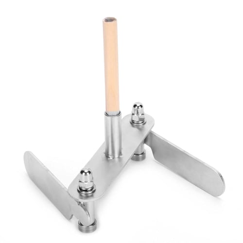 PerGar Woodworking Scribe, Stainless Steel Locator, Marking Center Finder, Centerline Tool, 60mm, Ideal Centerline Marker, Carpenter's Edge Finder, Pr