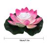 18 см светодиодный искусственный водонепроницаемый лотос плавающий пруд бассейн лампа молитва и желаний фонарь ландшафтный фонтан украшение