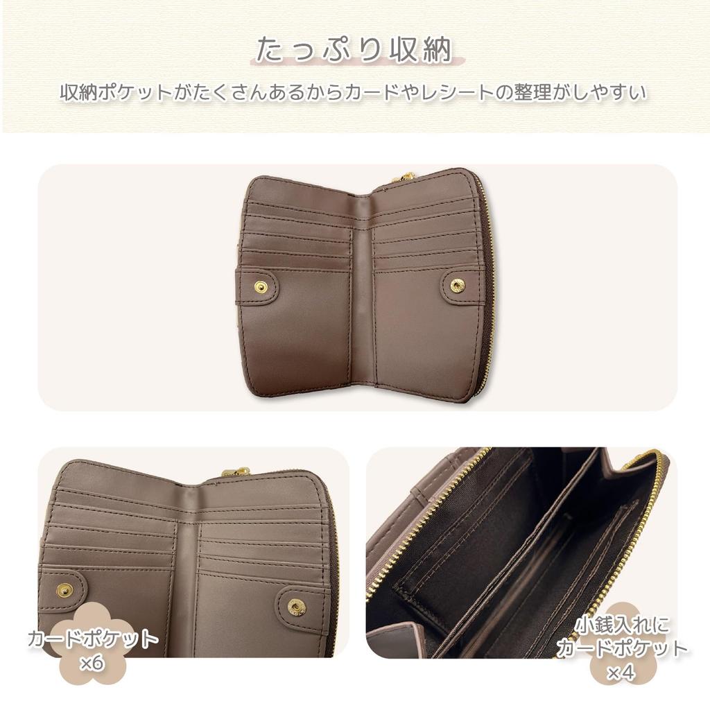 K-PARTS Bebe Dayan [Обои] Кошелек на молнии для женщин и девочек, с дизайном кошки Bebe Dayan, Милые кошачьи аксессуары, Подарок,