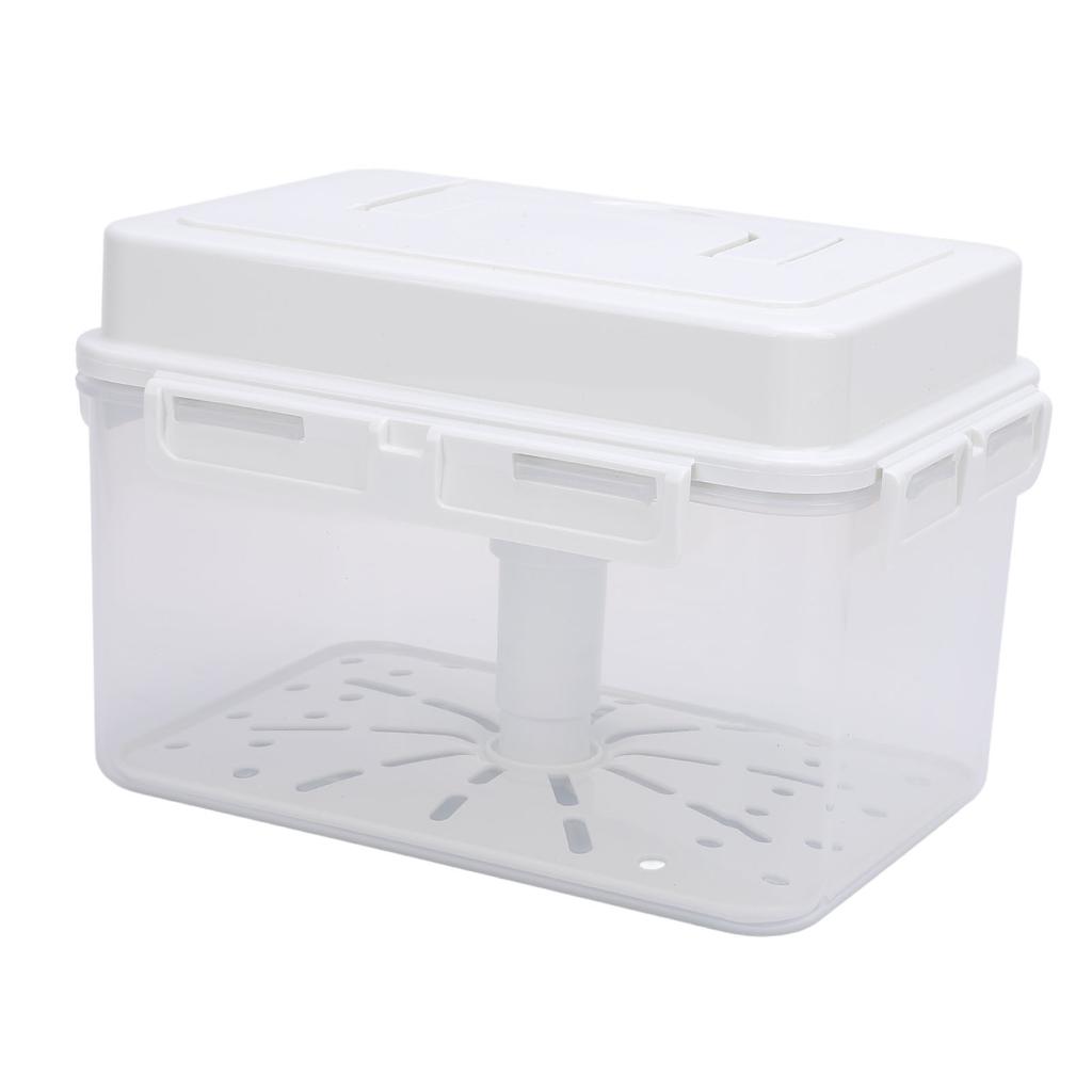 Контейнер для ферментации кимчи Большой вместимости Хорошая герметичность Прямоугольный Ящик для ферментации кимчи 4 л