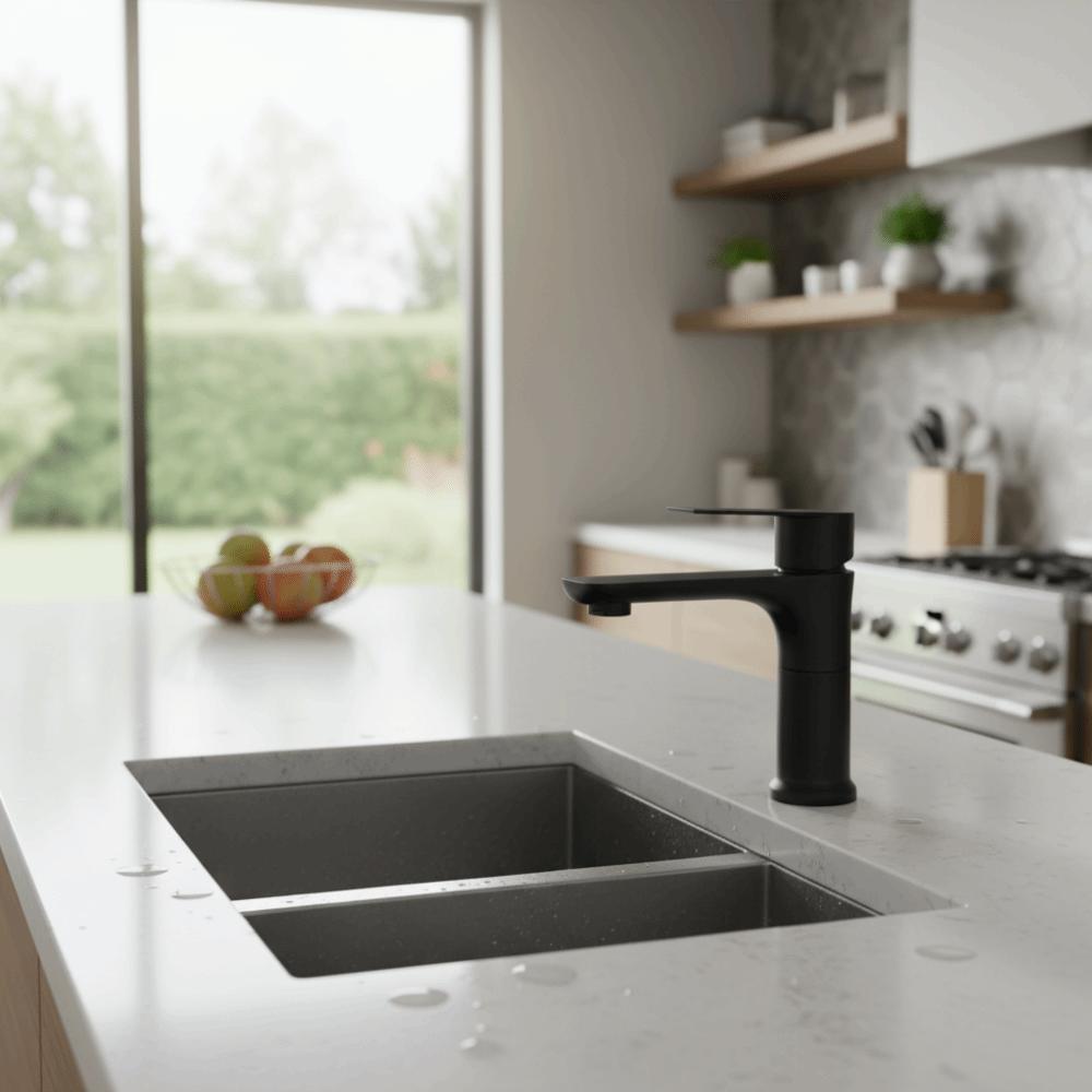 Stainless Steel Bathroom Faucet Single Cold Kitchen Sink Faucet Lavatory Basin Faucet Guest Bath