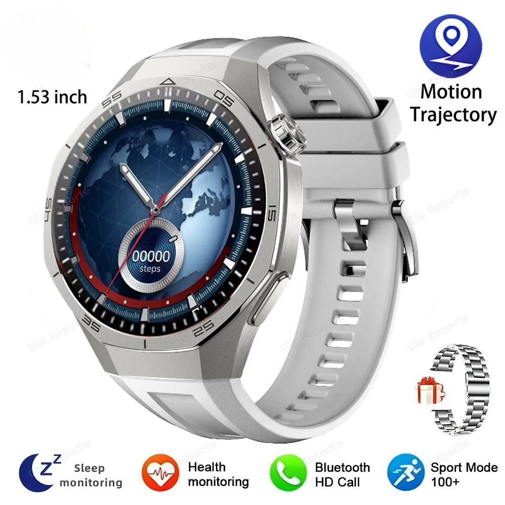 Новые умные часы Watch 5 с GPS-трекером для мужчин, 360*360, Bluetooth-звонки, водонепроницаемые, ЭКГ, монитор здоровья, спортивные умные часы для мужчин