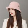 Elegant Top Hat Women's Foldable Basin Hat Bucket Hat Japanese Retro Bucket Hat Autumn and Winter Warm Hat
