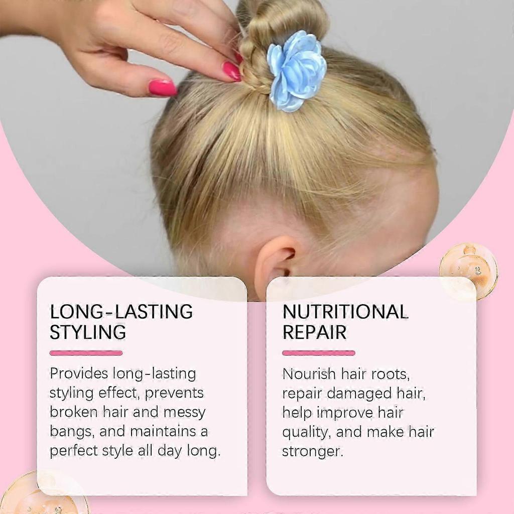 Hair Finishing Stick Gel, Hair Wax Stick for Kids, Hair Gel for Kids, Fly Away Stick for Hair, Natural & Non-Greasy Slick Styling Cream, Edge Control,