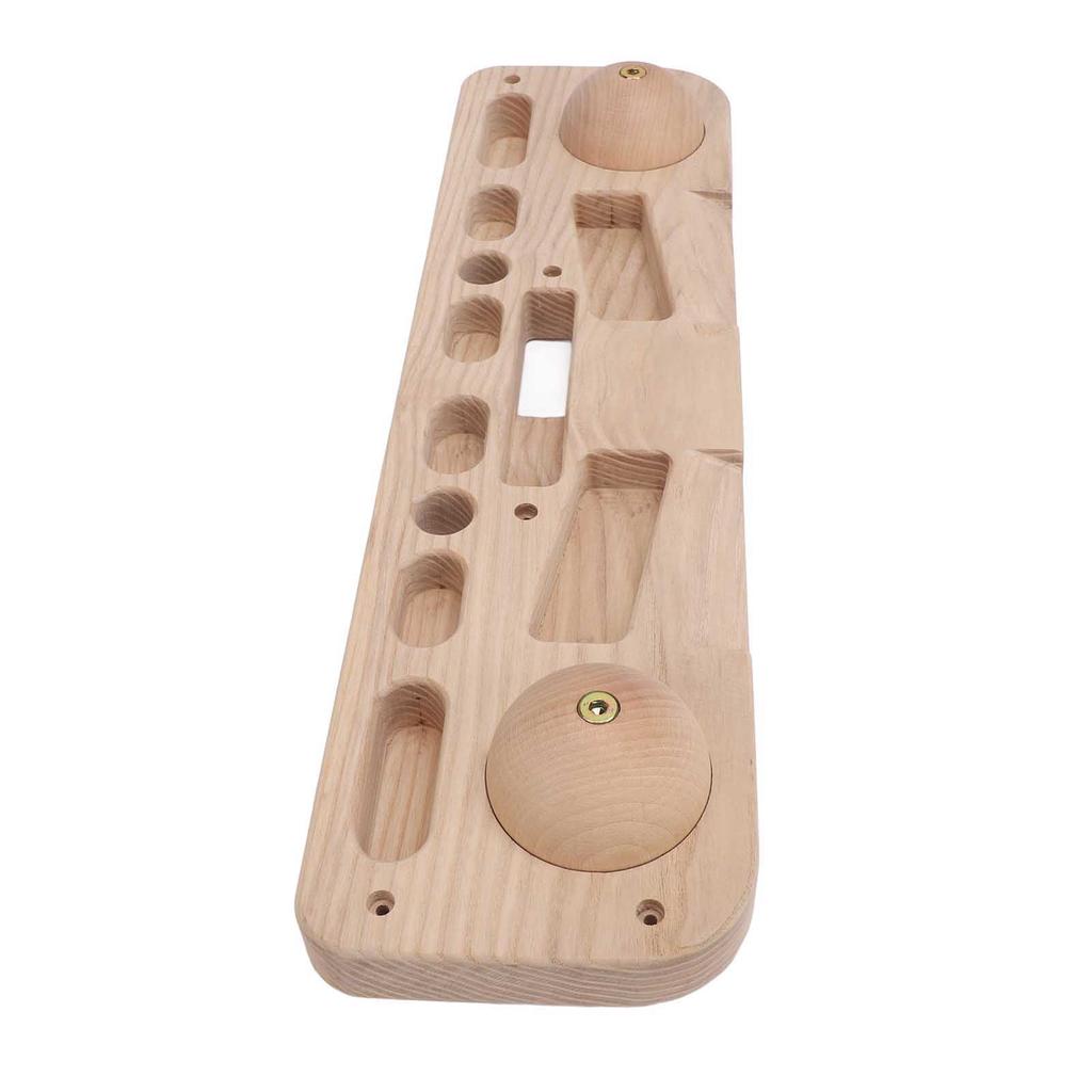 Деревянная доска для скалолазания Hangboard Fingerboard Тренировочная доска для скалолазания для развития силы корпуса и