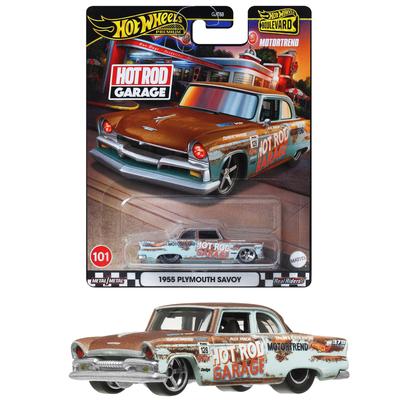 Hot Wheels Boulevard 1955 Plymouth Savoy игрушечная мини-машинка для детей от 3 лет и старше коричневого цвета HRT58