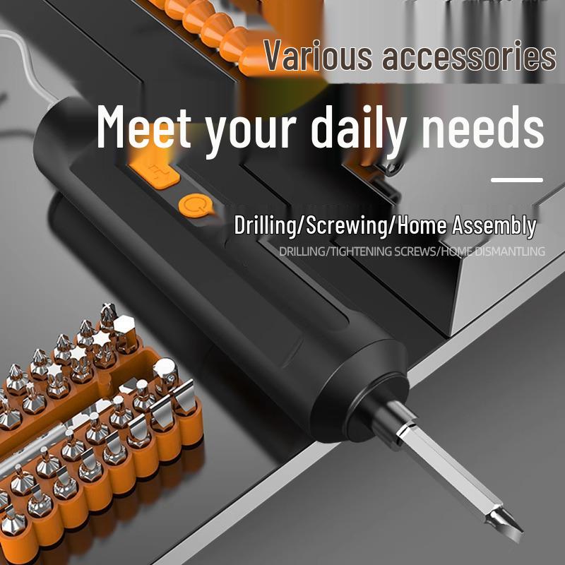 Перезаряжаемый Портативный Электрический Набор Отверток для Домашнего Использования
