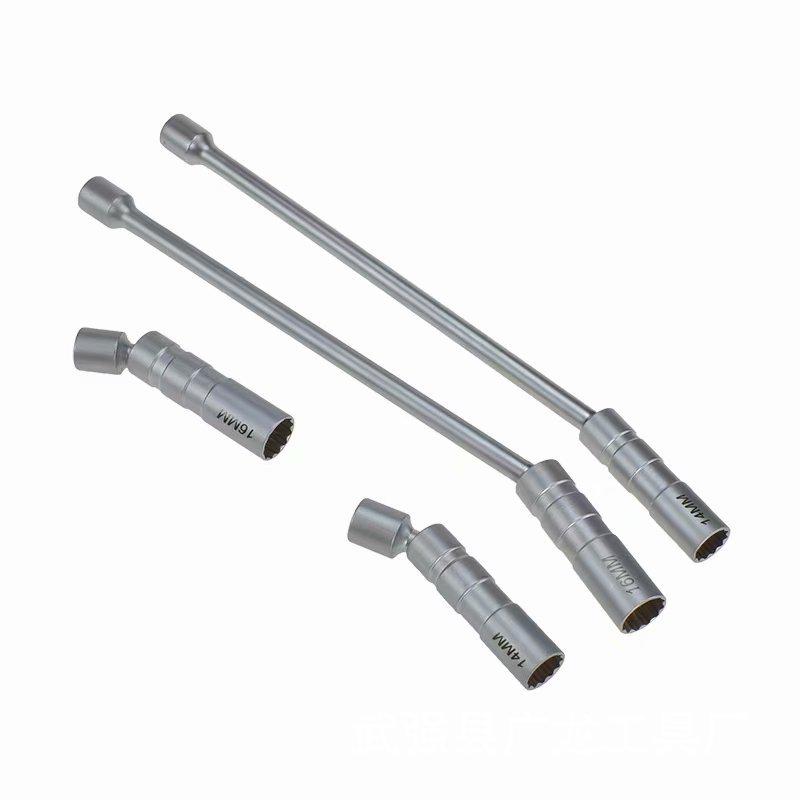 Универсальный тонкий магнитный 14-миллиметровый торцевой ключ для свечей зажигания - расширенный инструмент для авторемонта