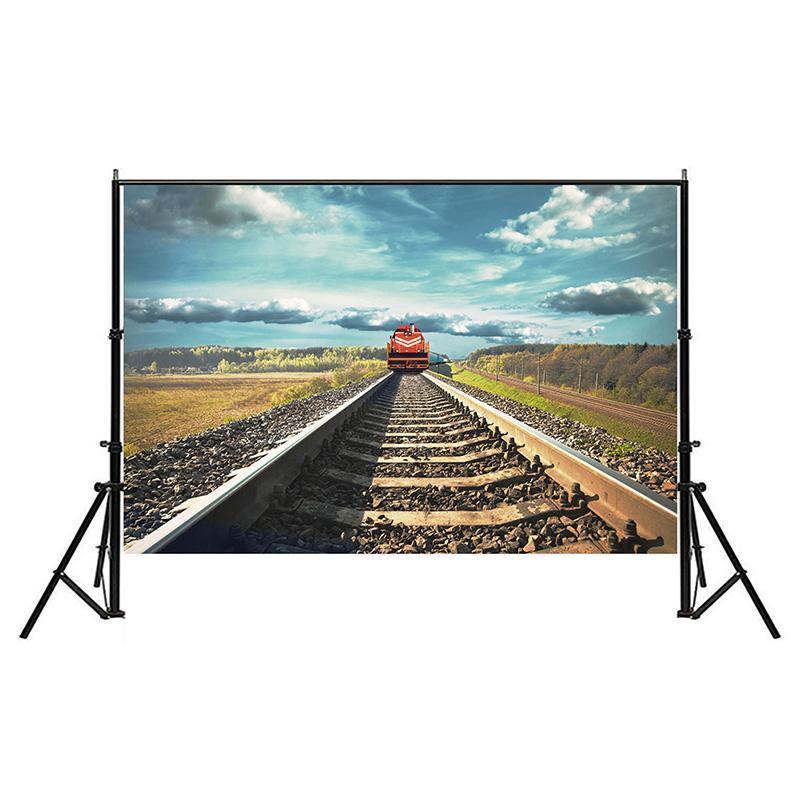 Railway Landscape Backdrop for Studio,Live Streaming,Parties Decor,Bedroom,Office,Background Tapestry