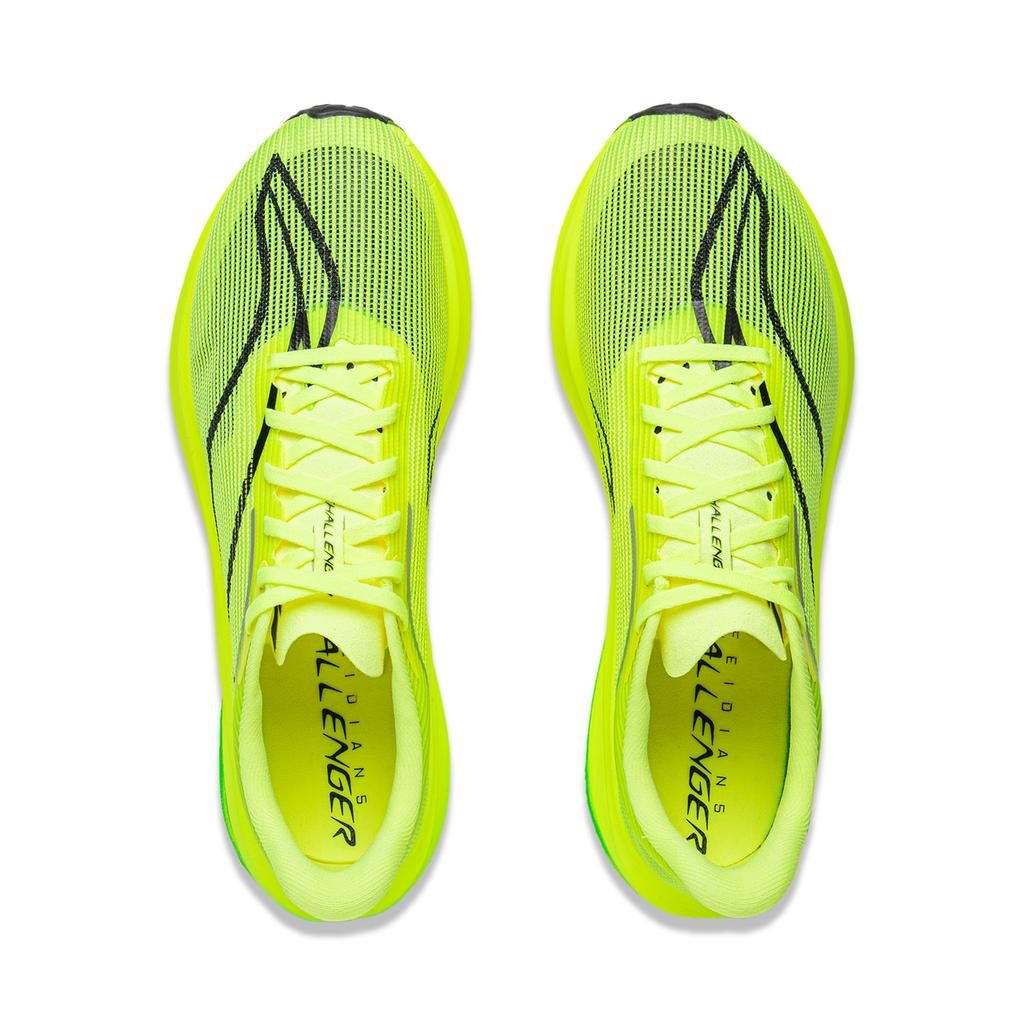 Li Ning Feidian 5 Challenger Амортизация Скользкие Легкие Отскок Низкие Углеродная Пластина Гоночные Беговые Кроссовки ARMV001-16