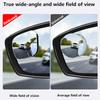 2Pcs Car Rearview Mirror 360 ° Adjustable Wide-Angle Reversing Assist Blind Spot Mirror Novice Parking Observation Practical Car