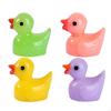 62KD Набор из 100 миниатюрных разноцветных фигурок уток из смолы для сада и ландшафта