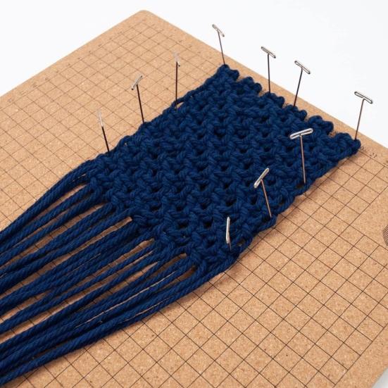 Eco-friendly Measuring Grid Crafting Wide Application Macrame Bracelet Project Wood Board Household Supplies Macrame Board