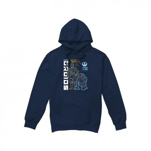 STAR WARS Mens Rebel Droids Hoodie