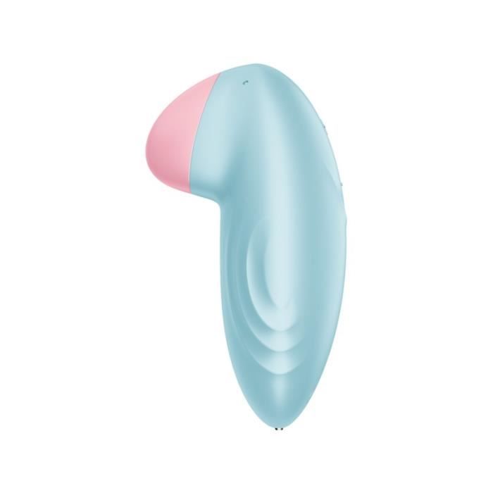 Stimulateur clitoridien - Satisfyer - Tropical Tip - Connecté - Bleu - Compact