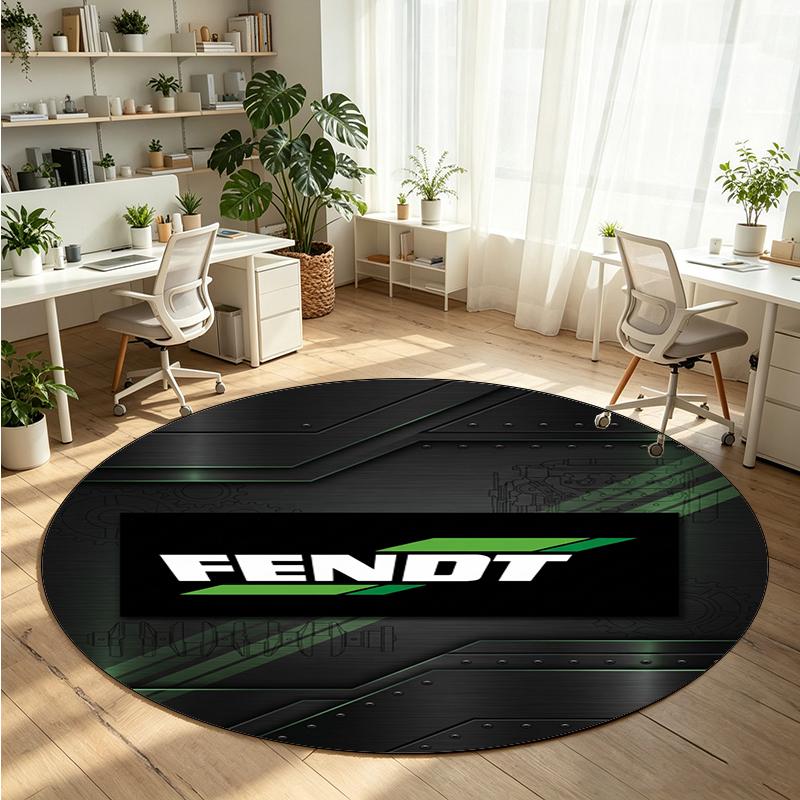 Fendt Printed Round Crystal Velvet Rug Soft Non Slip Floor Carpet For Bedroom Holiday Gift