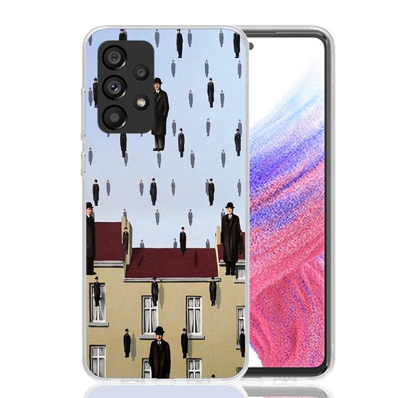 Чехол для телефона с рисунком Рене Магритта для Samsung Galaxy A17 A16 A14 A15 A13 A57 A56 A54 A55 A53 A37 A36 A34 A35 A33 A26 A24 A25 A23 Gala