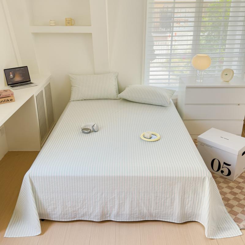 100% хлопок простыня в полоску простыня для кожи постельное белье для взрослых и детей простыни sabanas para cama (Нет наволочки)