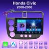 2 DIN Android Carplay автомобильное радио для Honda Civic 2000-2006 мультимедийный проигрыватель головное устройство стерео GPS навигация BT WIFI 2+32 ГБ