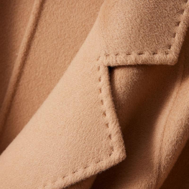 Женское пальто из 100% шерсти TIDENOVEL Осеннее шерстяное длинное пальто Ручной работы Пальто-бушлат Зимняя теплая шерстяная длинная куртка Кашемировое пальто