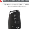Автомобильный чехол для ключей из ТПУ для VW Volkswagen Golf 7 MK7 Tiguan MK2 T-roc T-cross Skoda Octavia Kodiaq Karoq Seat Ateca Leon Fob