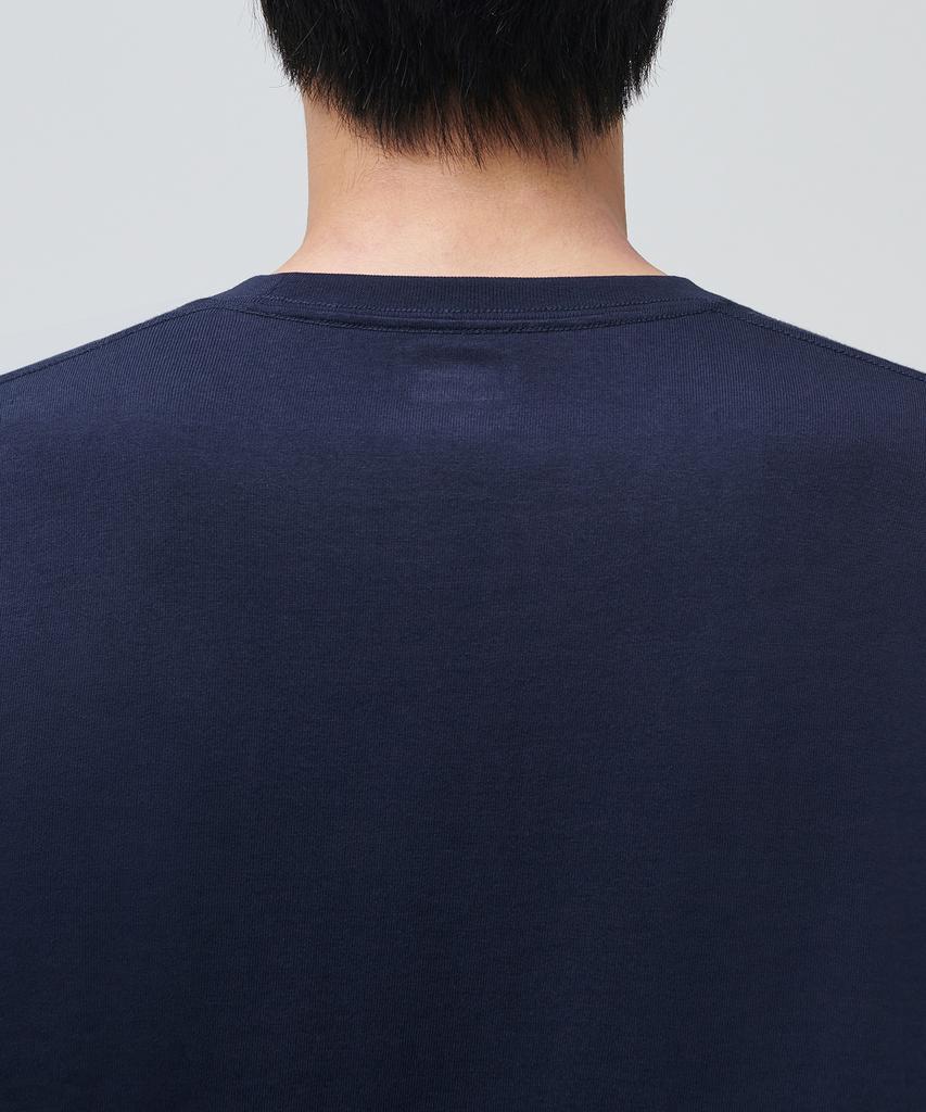MUSINSA STANDARD Basic Long Sleeve T-Shirt [Navy]