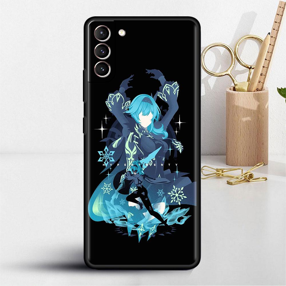 Чехол для Samsung Galaxy S20 S22 Ultra S21 FE S10 S9 Plus Note 20 10 Lite 9, мягкий чехол для телефона в виде ракушки, аниме Genshin Impact Cool