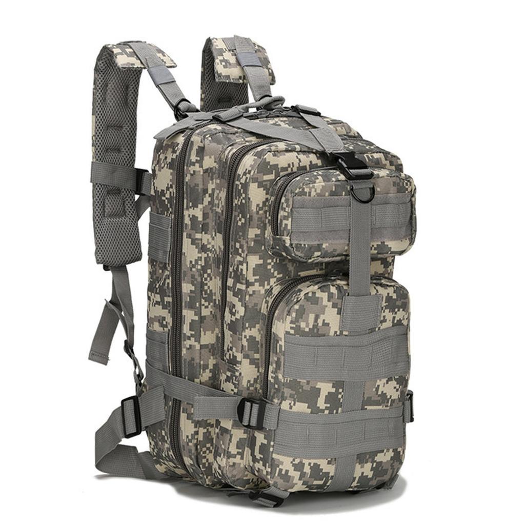30L  Bag Outdoor Sports Mountaineering Bag Oxford Waterproof Camouflage 3p Backpack for Camping Travel 11 Color