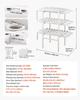 Hydroponics Growing System Kit, 3-Tier 108 Sites UPVC Pipe Hydroponic Grow Kit with Timed Irrigation, Sun & Light Blocking Pipes, Indoor Home Garden