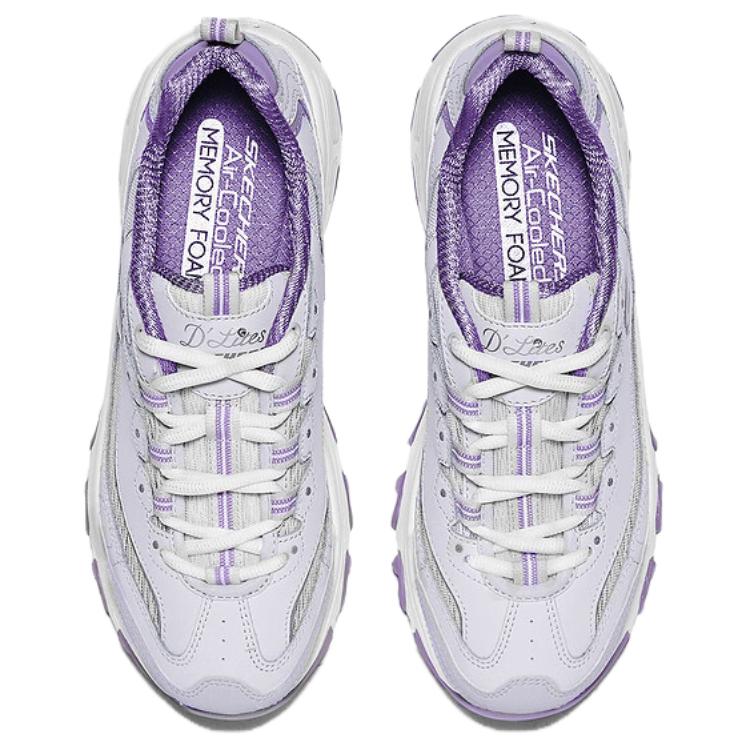 Skechers D'Lites 1.0 Low top Chunky Sneakers Women's Light Purple 150534-GYLV