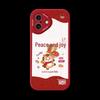 Smorss Peace & Joy Faux Leather Phone Case