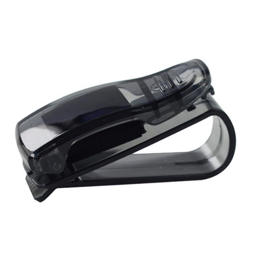 Multifunctional Car Sun Visor Glasses Clip Holder Sunglasses Clip Card Ticket Holder Pen Case Box Universal Accessories