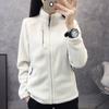 Winter Autumn Winter Polar Fleece Warm Coat Women Sweatshirt Outdoor Sports Casual Zipper Cardigan Jacket Slim Teenagers