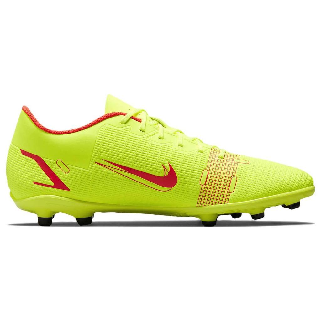 Nike Mercurial Vapor 14 Club FG MG Motivation Pack Unisex Sneakers Green Volt Bright-Crimson CU5692-760