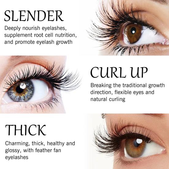 Сыворотка для укрепления ресниц премиум-класса для более длинного и густого роста ресниц. Жидкая питательная сыворотка для ресниц. Натуральное увлажняющее средство для густых ресниц.