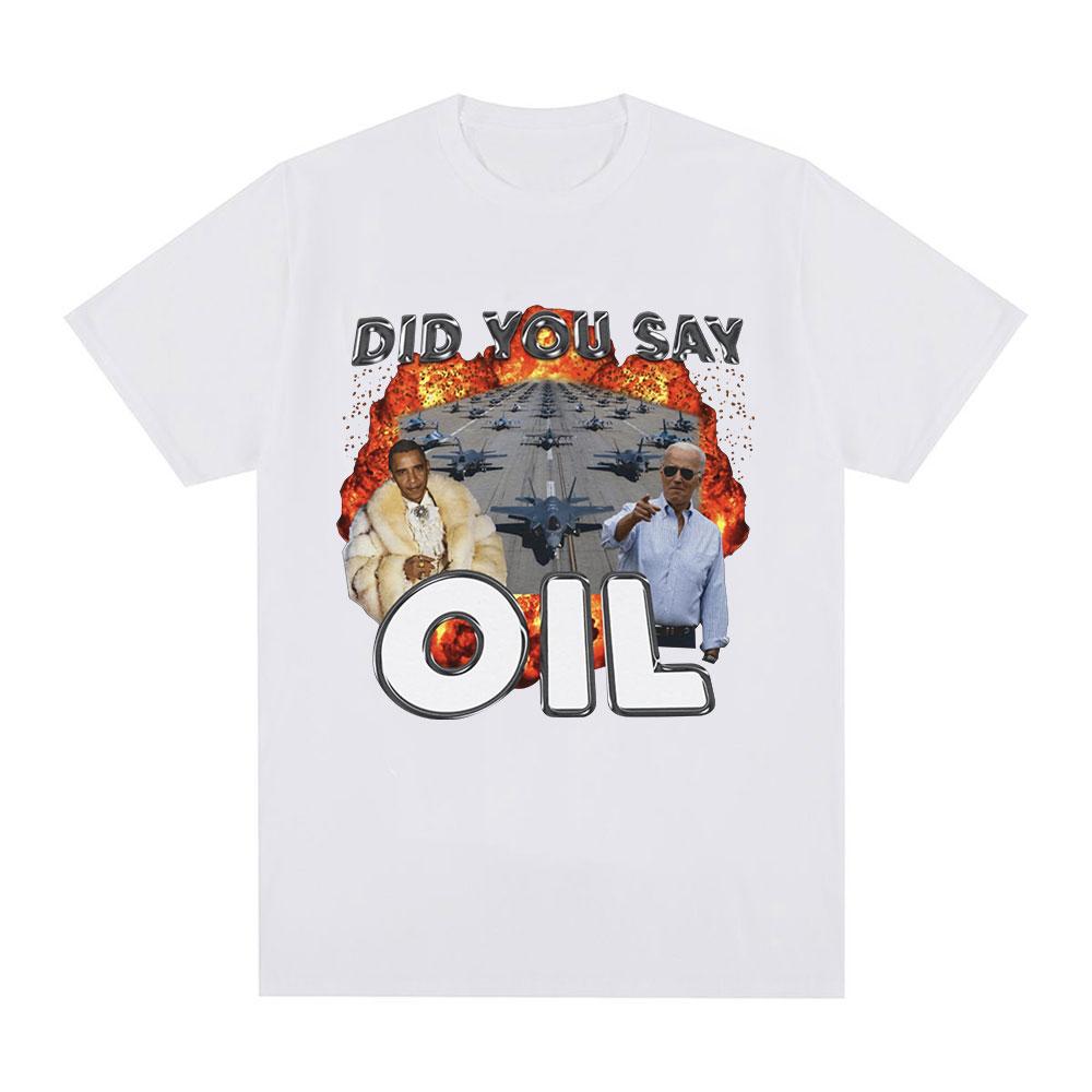 Did You Say Oli Meme Graphic Tshirt Men Clothing Fashion Hip Hop Vintage Short Sleeve Tshirts Casual Tee Shirt